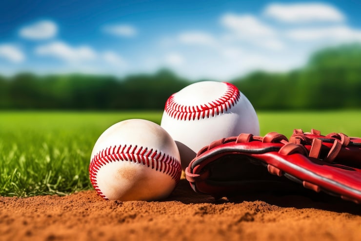 Photo gratuit vue des balles de baseball