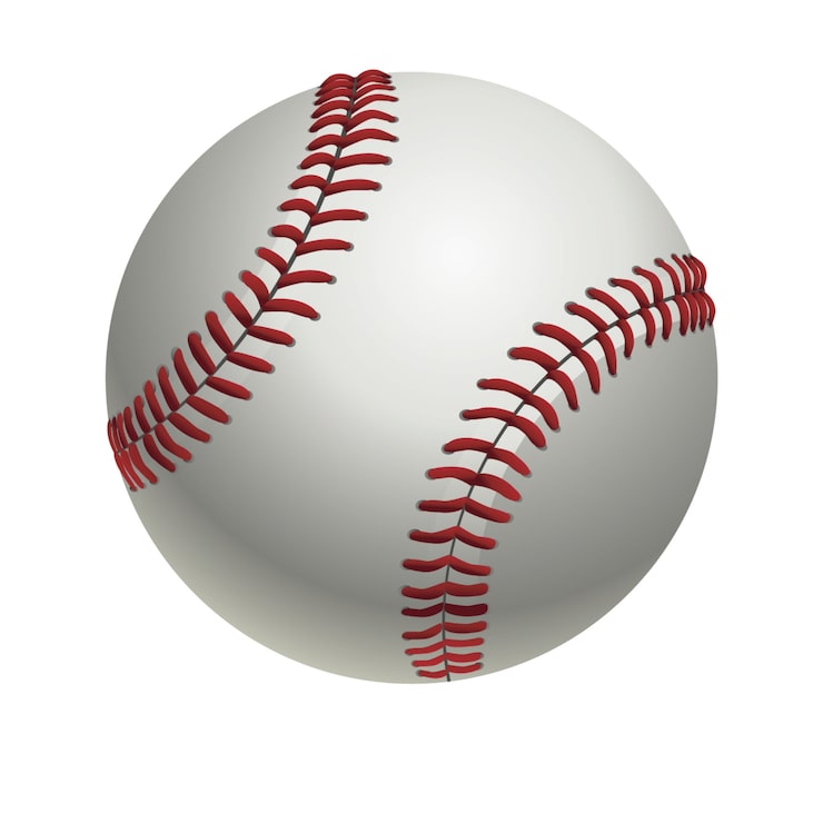Photo base-ball, isolé