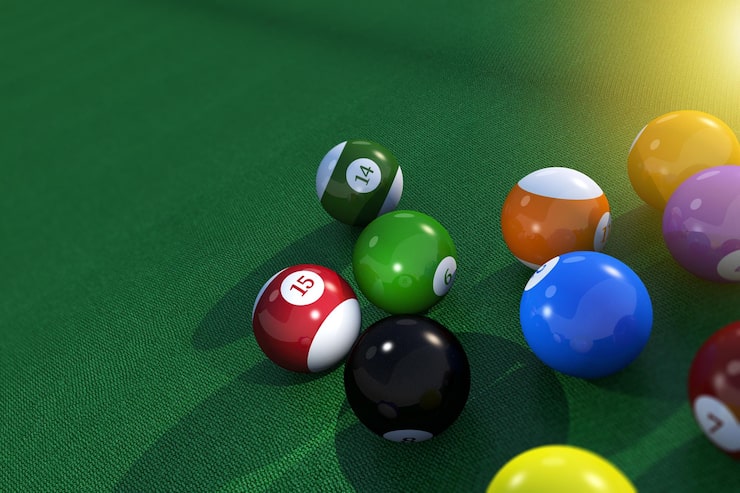Photo boules de billard billard