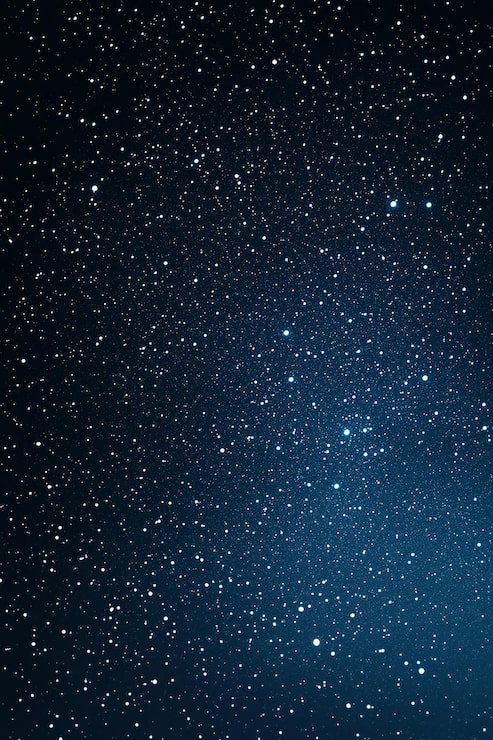 Photo le ciel étoilé de la nuit avec un fond d'espace bleu