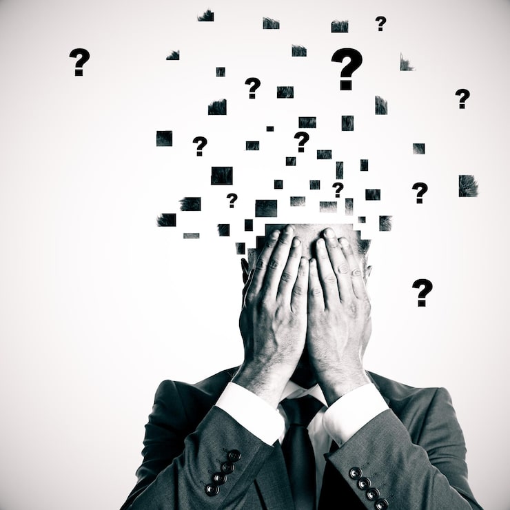 Photo notion de confusion