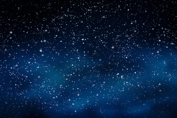 Photo représentation abstraite de la nuit étoilée