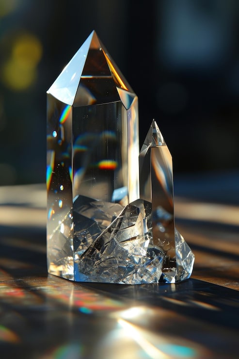 Photo une représentation en style cristal d d'une illustration générée par l'ia pour l'anniversaire d'un cristal de la troisième année