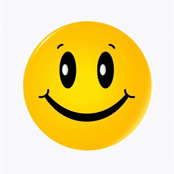 Photo un smiley jaune avec un smiley dessus