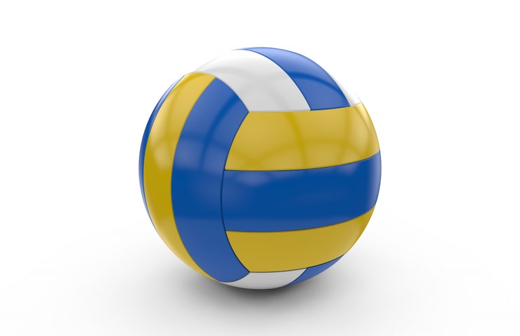 Bild 3d-rendering av en volleyboll
