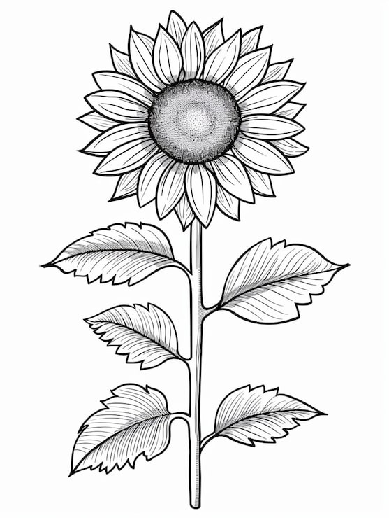 Bild blommig målarbild
