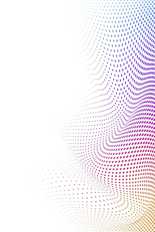 Foto farverigt halftone prikdesignelement
