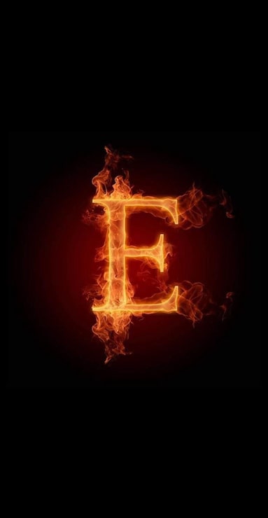 Bild flammande alfabet