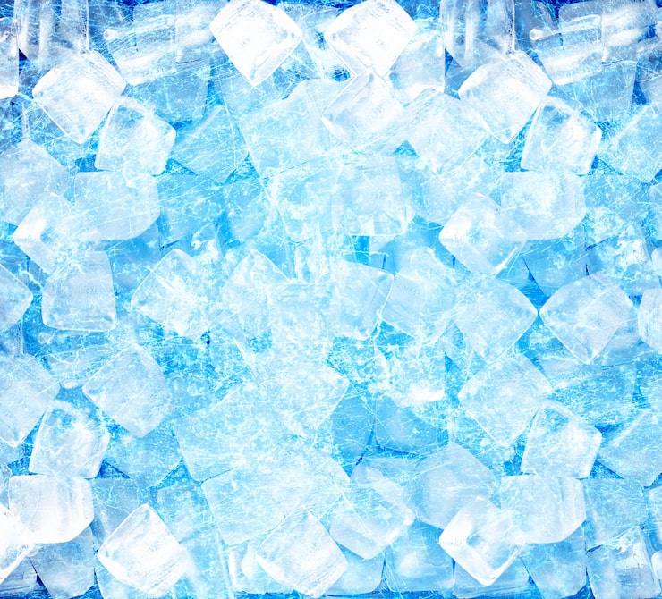 Photo 氷の背景