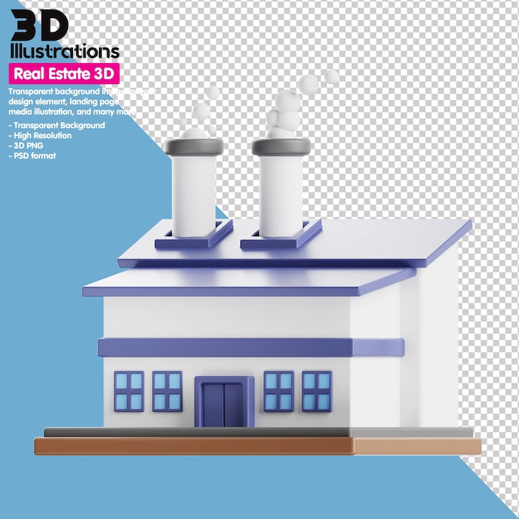 PSD 3d图标集房地产