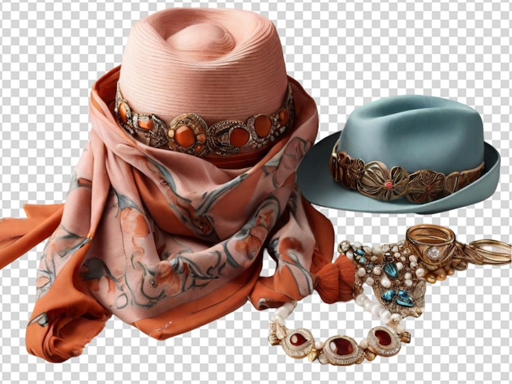 PSD accessoires zoals sjaals sieraden png