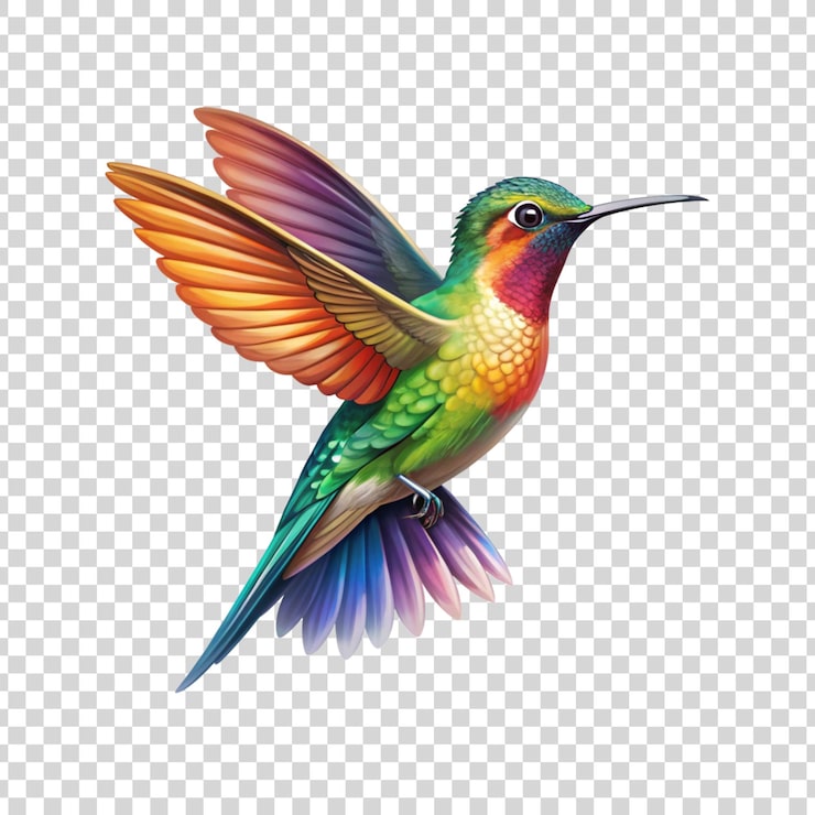 PSD птица, изолированная на прозрачном фоне png psd
