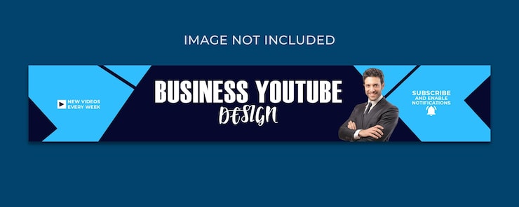 PSD 免费psd专业youtube横幅封面设计模板
