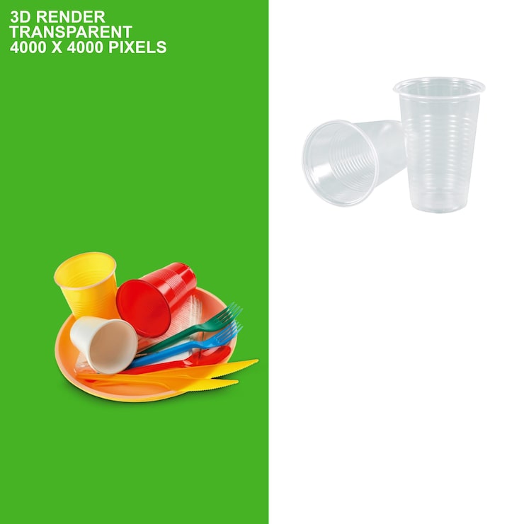 PSD gennemsigtig madkasse i plastik baggrund
