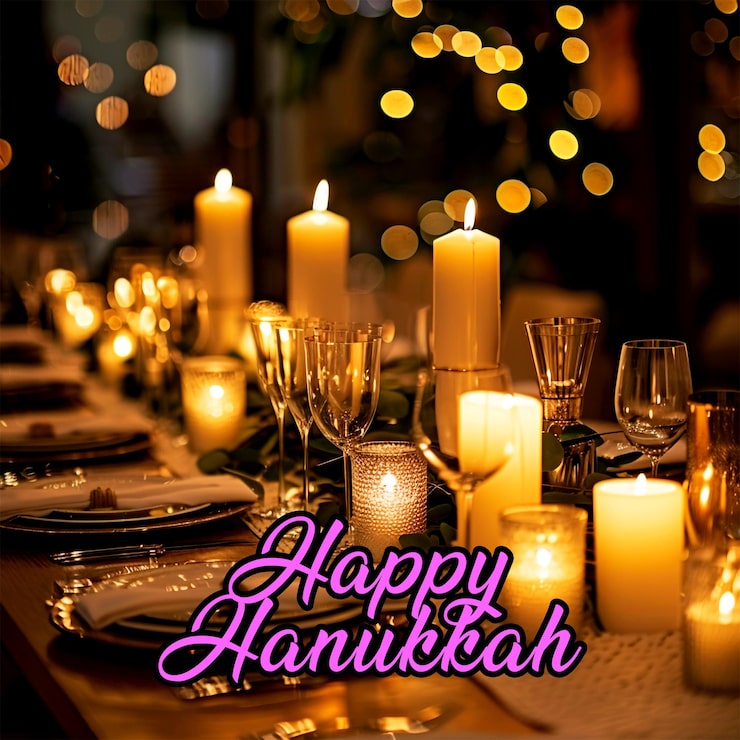 PSD glædelig hanukkah psd