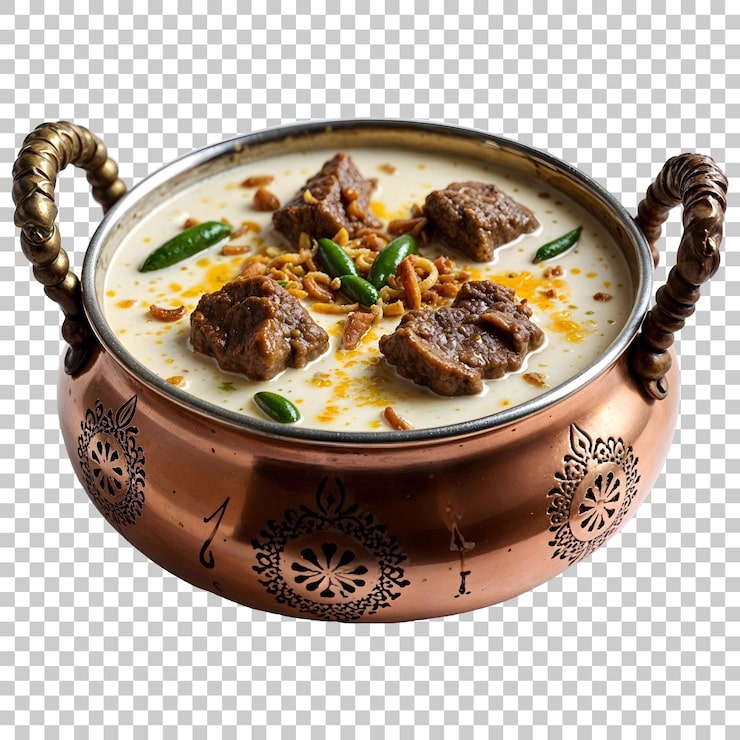 PSD mutton rezala i en elegant kopparkruka med png isolerad på transparent bakgrund