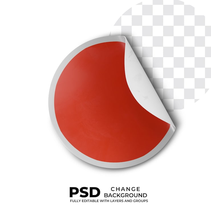 PSD naklejka psd