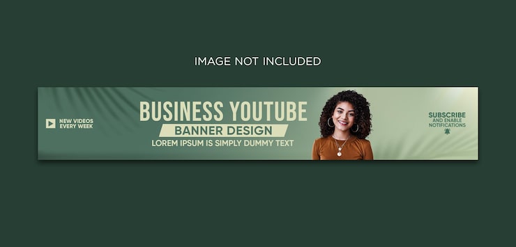 PSD 专业 youtube 横幅封面 psd 模板