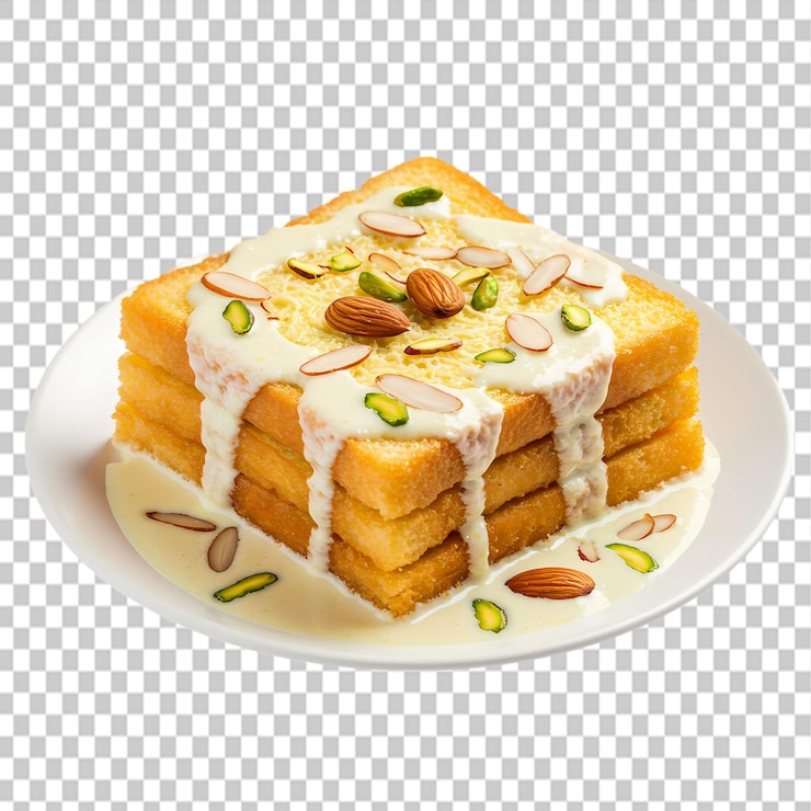 PSD shahi tukda tatlı bir hint tatlısı