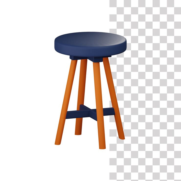 PSD tabure 3d i̇konu