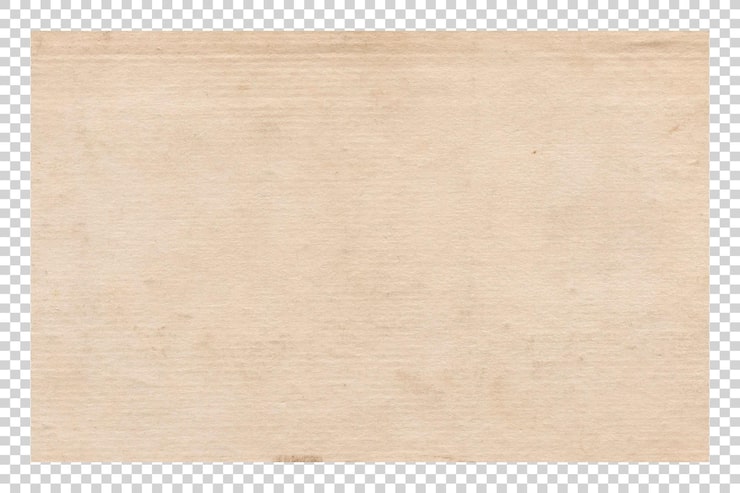 PSD tekstura papieru brązowego psd na przezroczystym tle