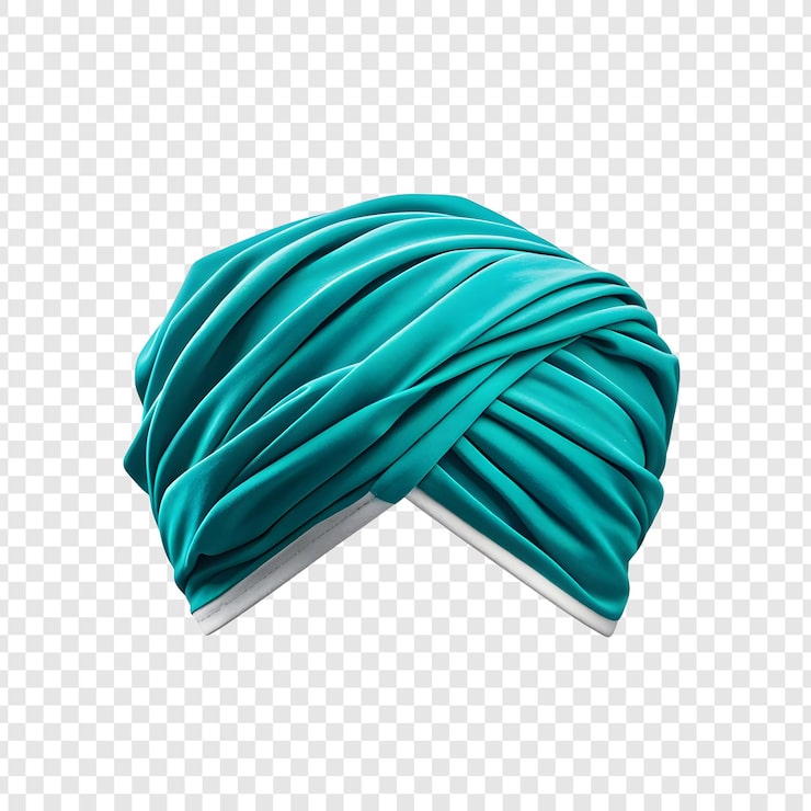 PSD turban isolerad på transparent bakgrund