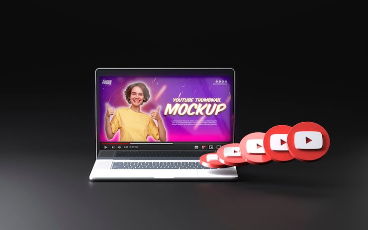 PSD youtube-interface voor personal computers