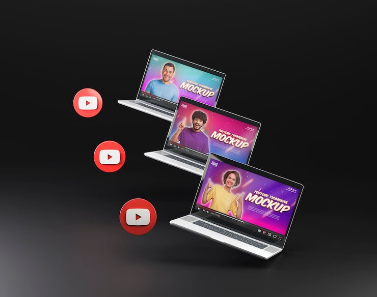 PSD youtube-interface voor personal computers