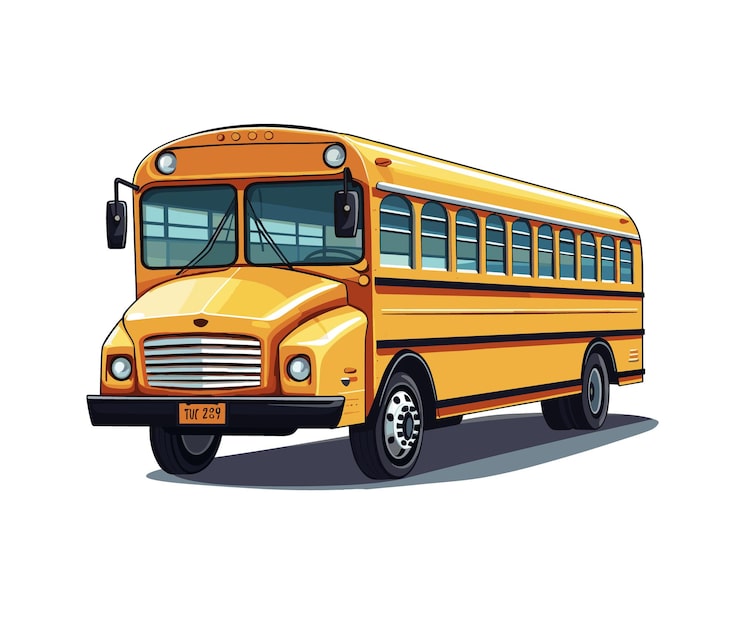 Vektor skolbuss illustration