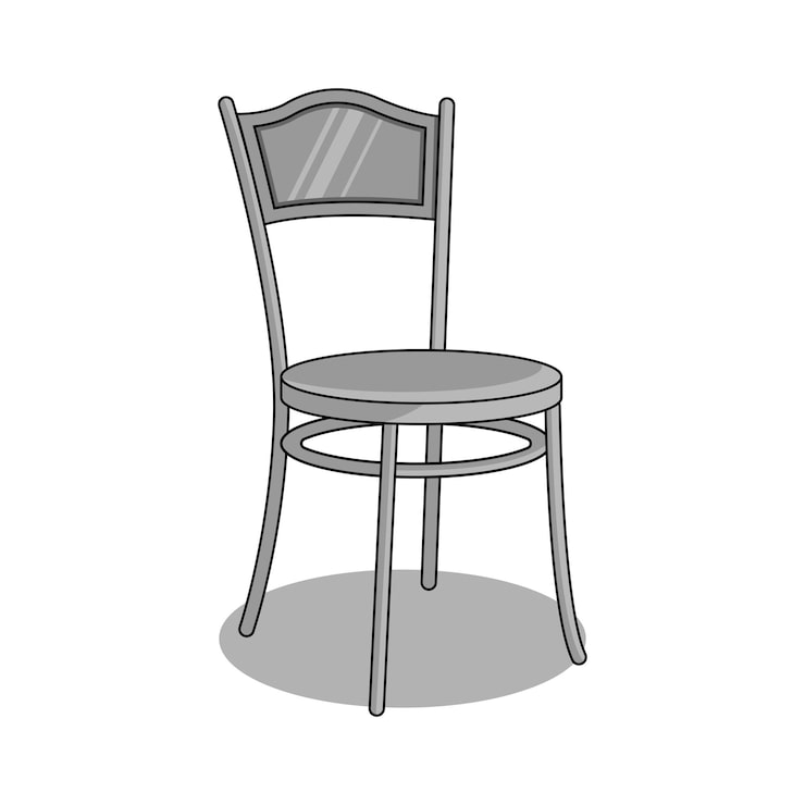 Wektor ilustracja 3 krzesło