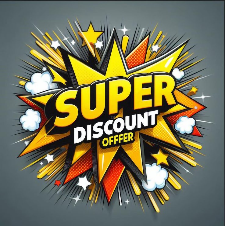 Zdjęcie oferta super zniżki black friday design
