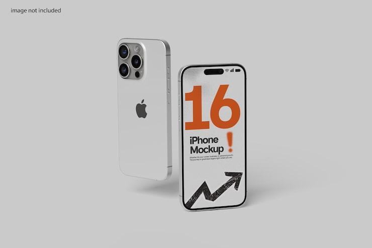 PSD iphone 16 pro mockup