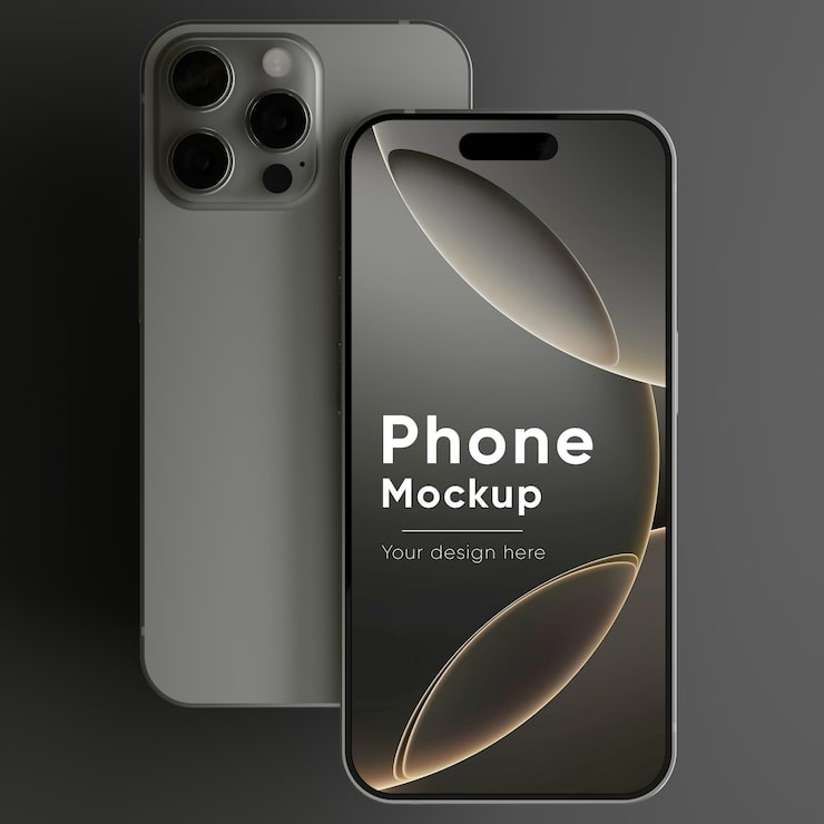 PSD iphone 16 pro mockup