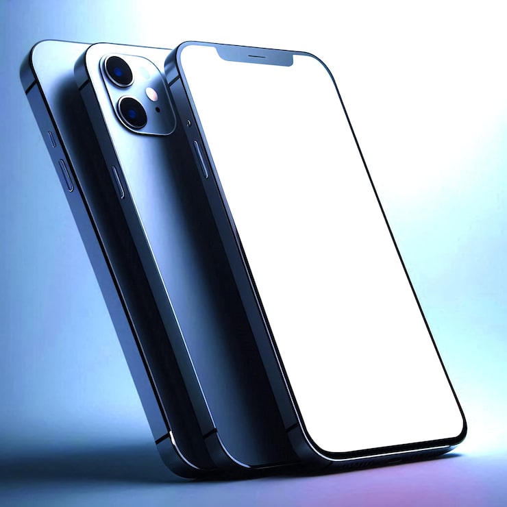 PSD mẫu mockup iphone 16 và iphone 16 pro max để trình diễn thiết bị hiện đại