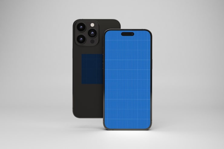 PSD mockup điện thoại 16 pro max