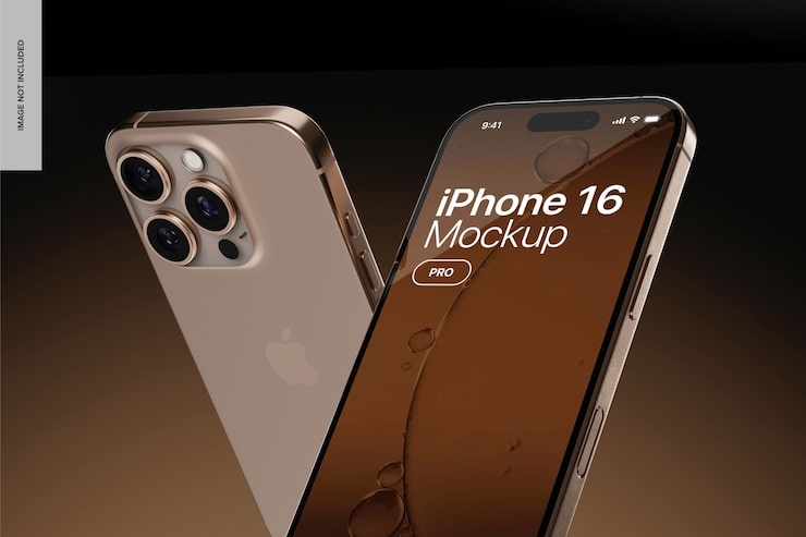 PSD mockup iphone 16