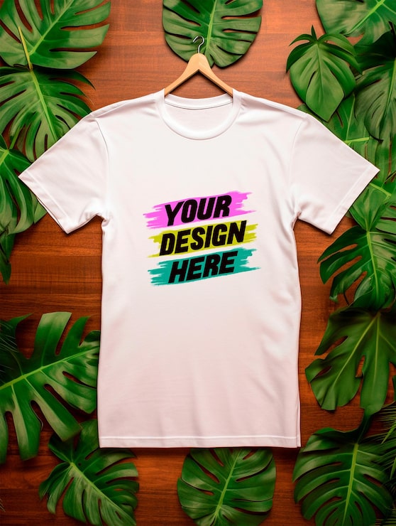 PSD thiết kế áo thun nam dạng mockup psd