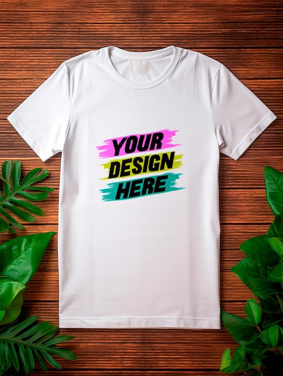 PSD thiết kế mockup áo phông trơn nam psd