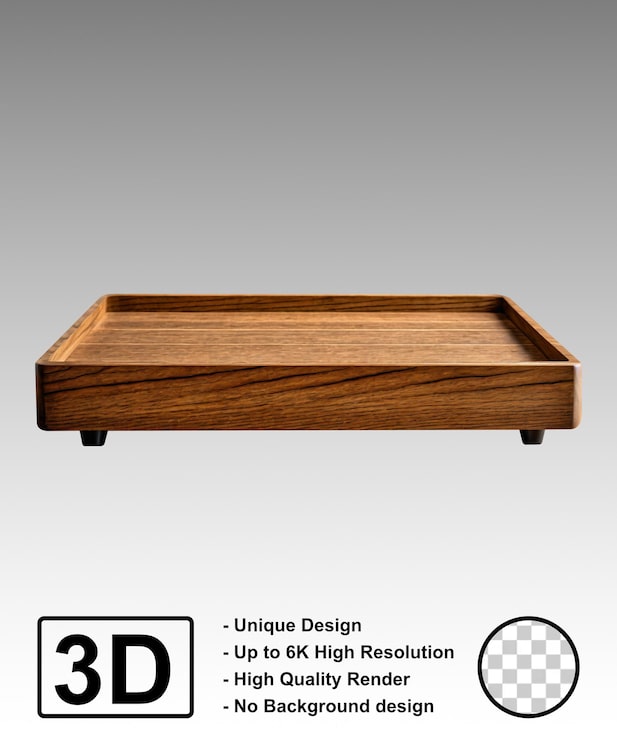 PSD thiết kế mockup khay kệ gỗ để trưng bày sản phẩm giới thiệu mỹ phẩm thực phẩm tráng miệng