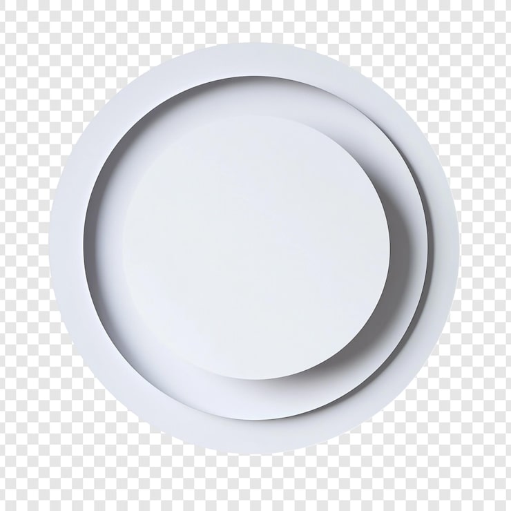PSD gratuito abstract white circular design strati di cerchi bianchi
