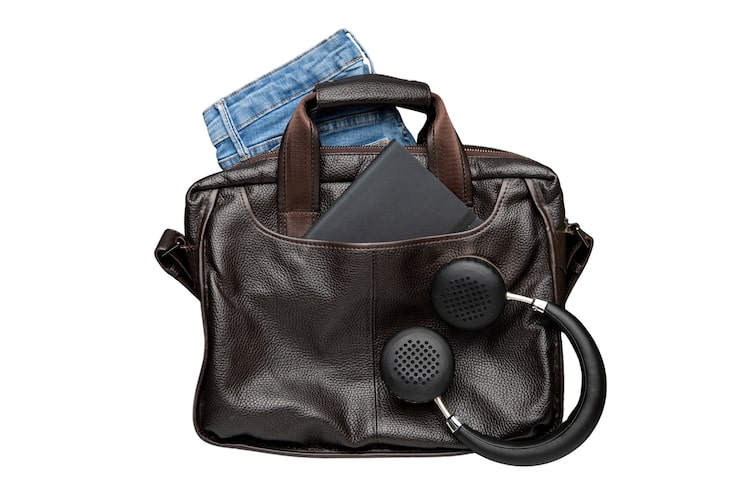 Gratis PSD bagage klaargemaakt voor reizen