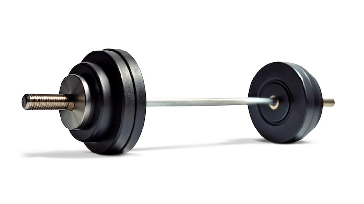 PSD gratuito barbell para el entrenamiento aislado