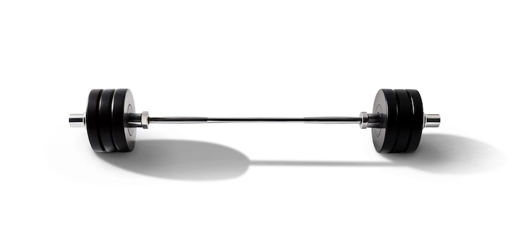 PSD gratuito barbell para el entrenamiento aislado
