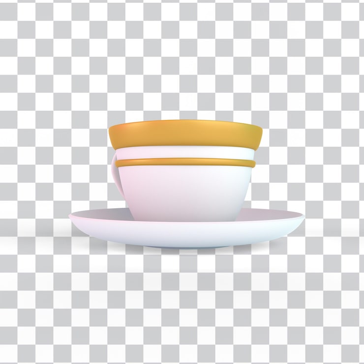 PSD Gratis cangkir kopi turki