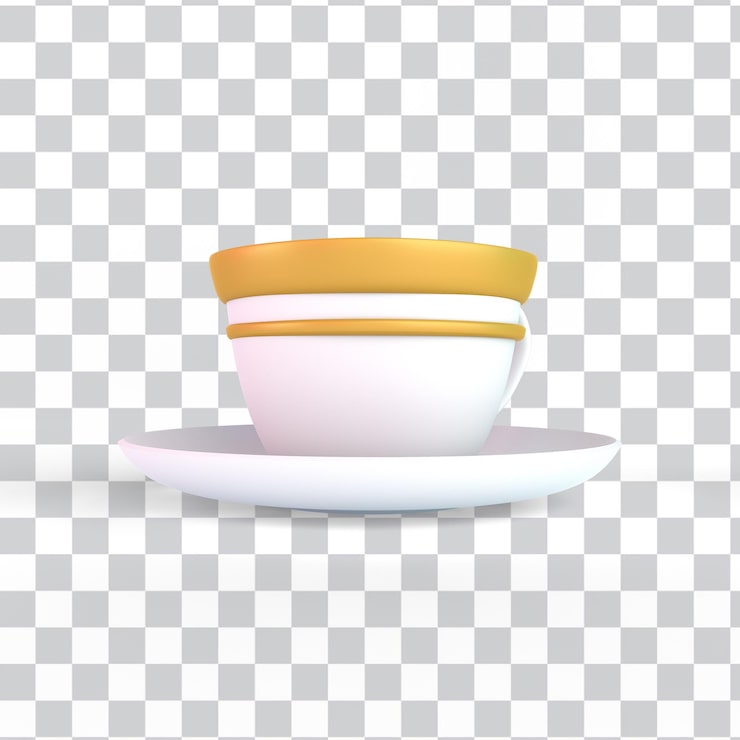 PSD Gratis cangkir kopi turki