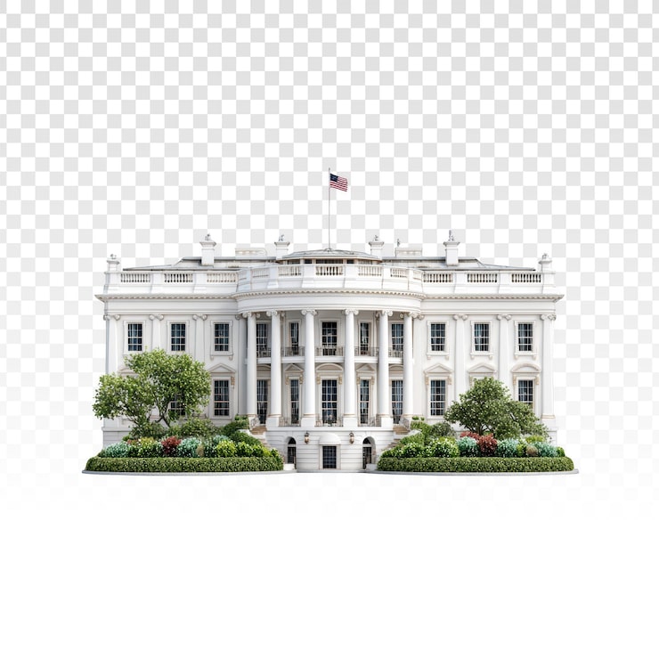 PSD gratuito la casa blanca en washington dc