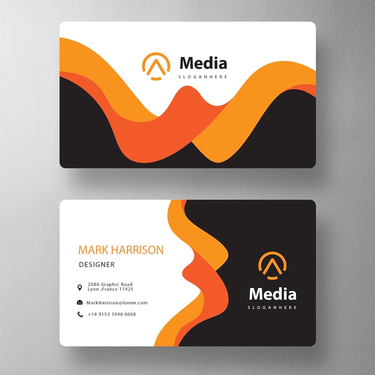 Gratis PSD creatief bedrijfskaartmodel
