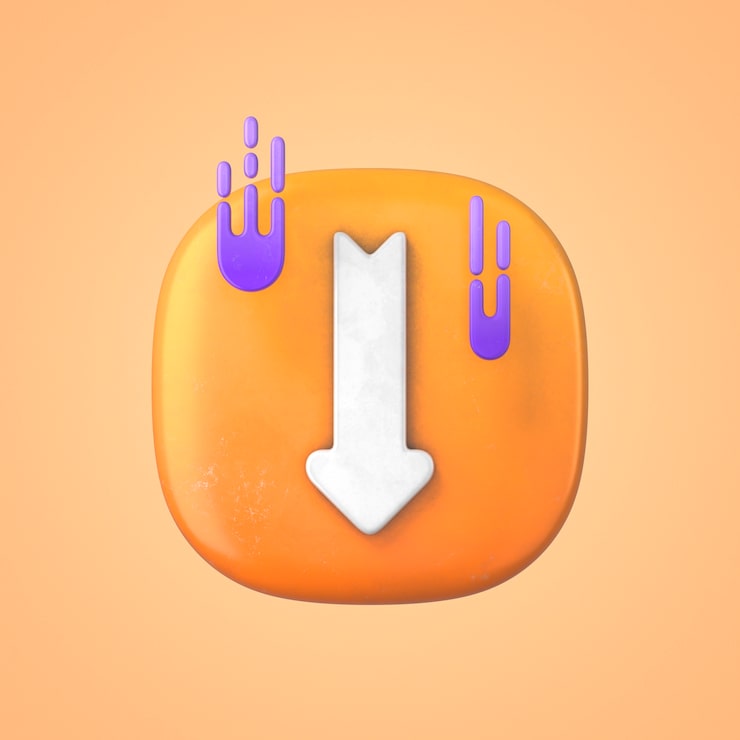 PSD gratuito descargar el icono de renderización 3d