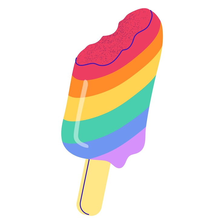 PSD gratuito diseño de icono para el mes del orgullo