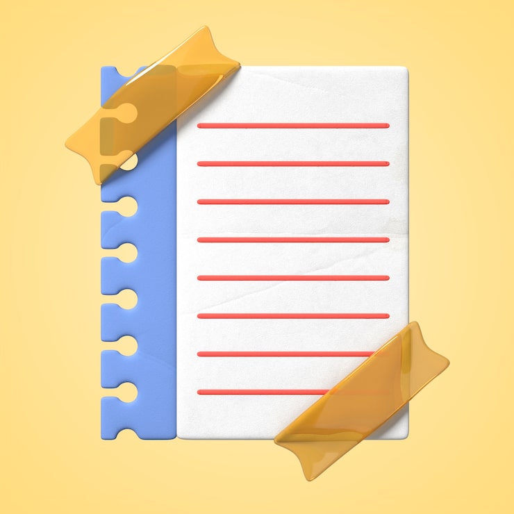 PSD gratuito diseño del icono de las notas